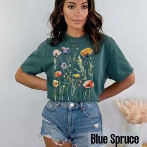 Comfort Colors Granola Girl Shirt, Vintage Cottagecore Shirt, Spring Goblicore Clothing, Retro Gorpcore T shirt, Gremlincore Comfort Colors image 7