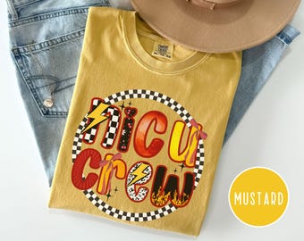 Preppy NICU Nurse Shirt Comfort Colors Nicu Department Nurse Preemie Nurse tshirt NICU Nurse t-Shirt Neonatal Intensive Care Unit Shirt