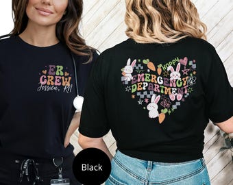 Er Easter Shirt for Work, Er Nurse Shirt for Easter Day, Easter Emergency Room Shirt for Nurse ER Crew tshirt ER Nurse Easter Shirt t-shirt
