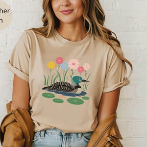 Minnesota Loon Bird Shirt for Bird Lover Shirt Common Loon t Shirt Bird Watcher Shirt Bird Nerd Shirt Loon t-Shirt Loon Tee Loon Bird tshirt