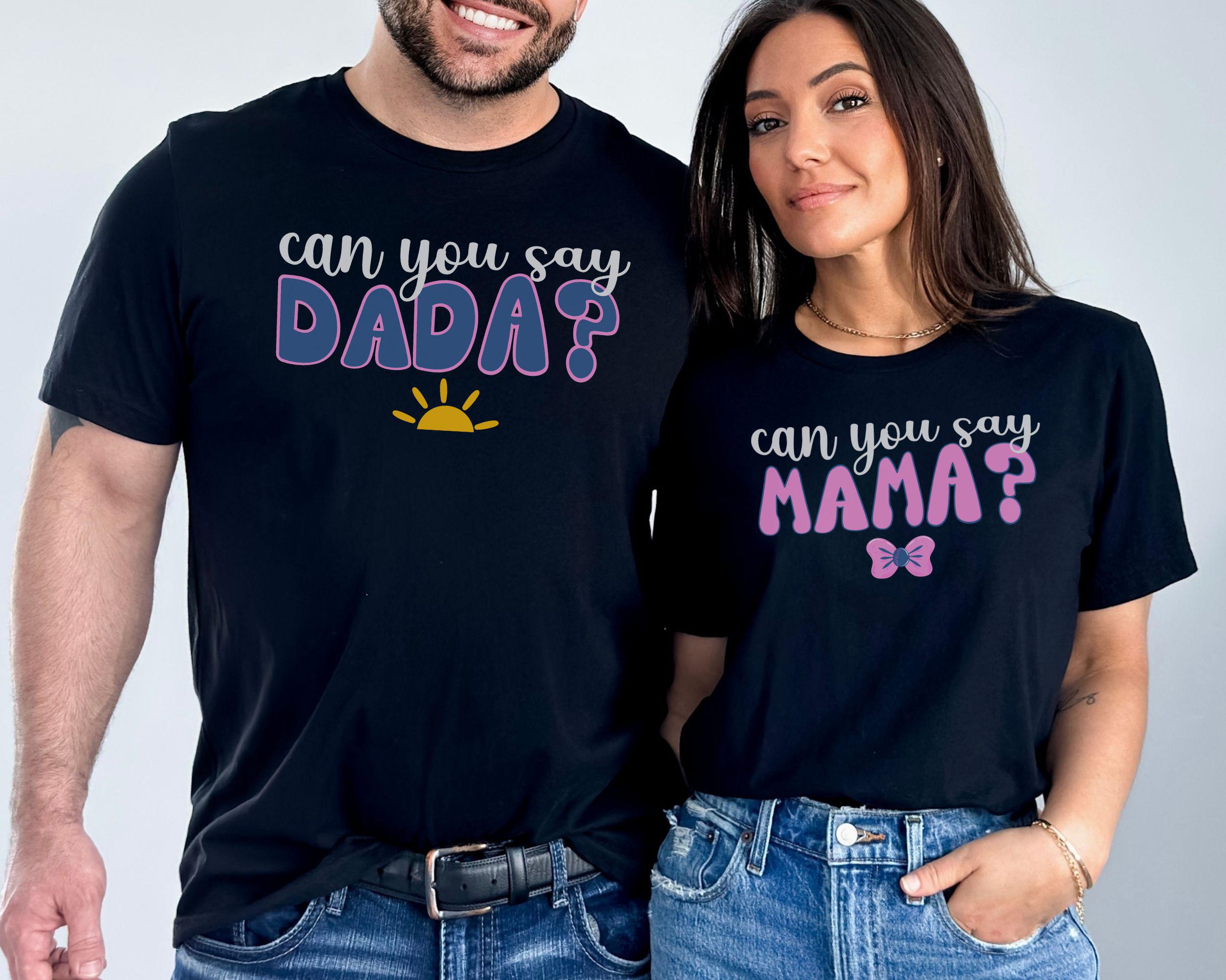 トップス Dada mom Dada Mama Shirt - Etsy