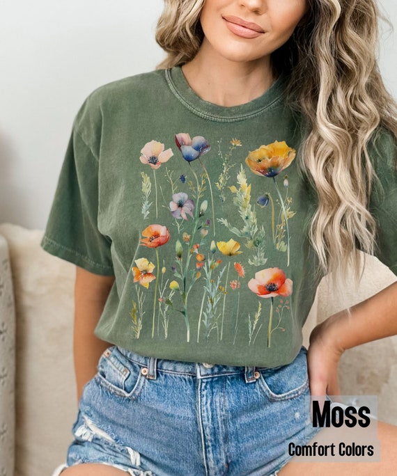 Comfort Colors Granola Girl Shirt, Vintage Cottagecore Shirt, Spring Goblicore Clothing, Retro Gorpcore T shirt, Gremlincore Comfort Colors