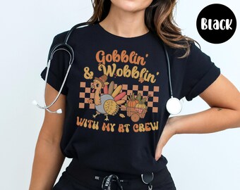 Thanksgiving Respiratory Therapist Shirt Thanksgiving RT Shirt Turkey Respiratory Therapist Gift RESP t-Shirt RT tShirt Fall Rt Crew tshirt
