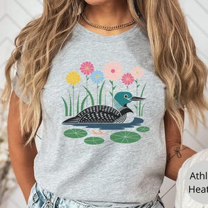 Minnesota Loon Bird Shirt for Bird Lover Shirt Common Loon t Shirt Bird Watcher Shirt Bird Nerd Shirt Loon t-Shirt Loon Tee Loon Bird tshirt