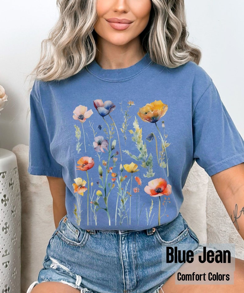 Comfort Colors Granola Girl Shirt, Vintage Cottagecore Shirt, Spring Goblicore Clothing, Retro Gorpcore T shirt, Gremlincore Comfort Colors image 2
