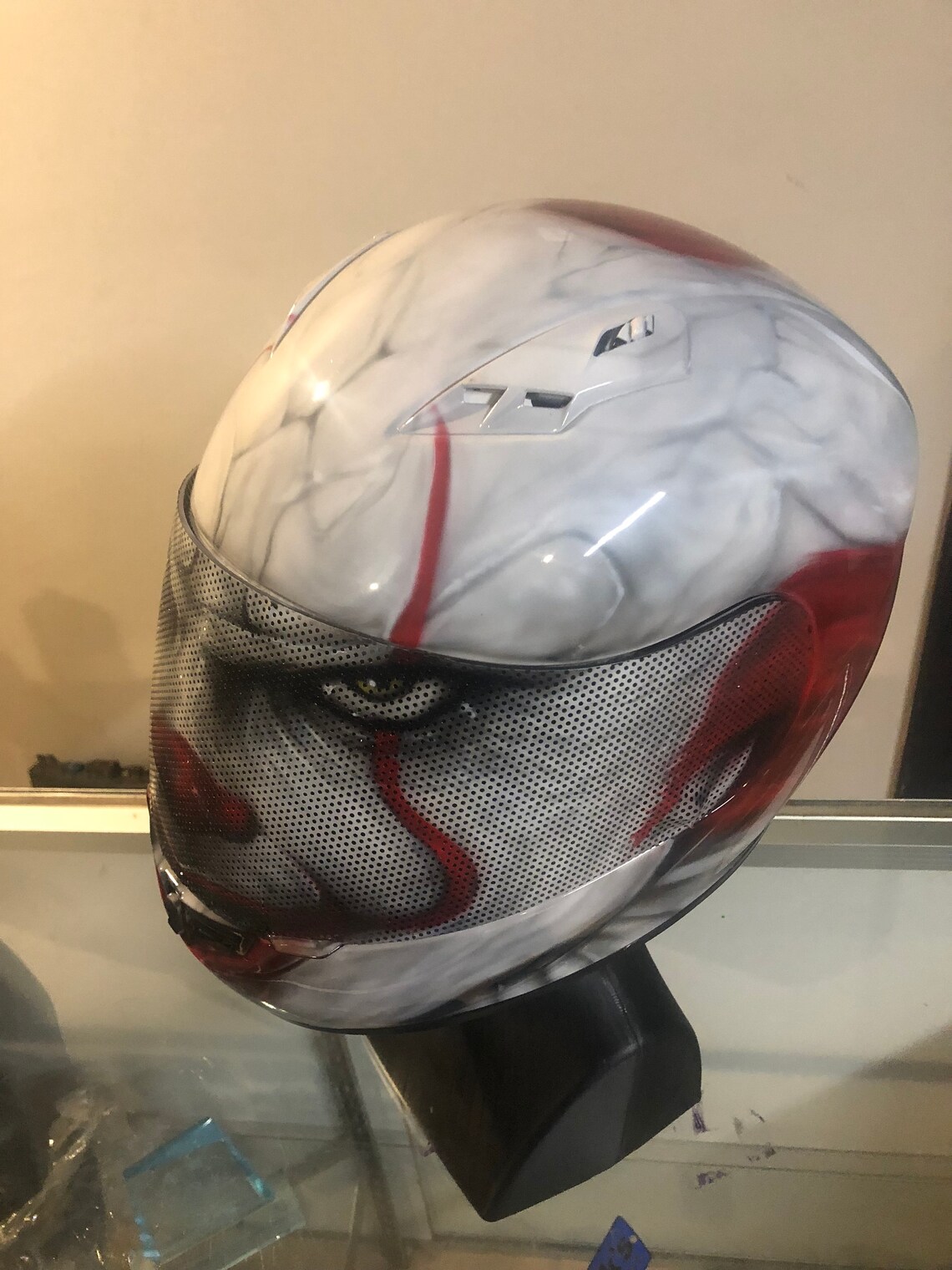Pennywise IT Airbrushed HJC Helmet | Etsy