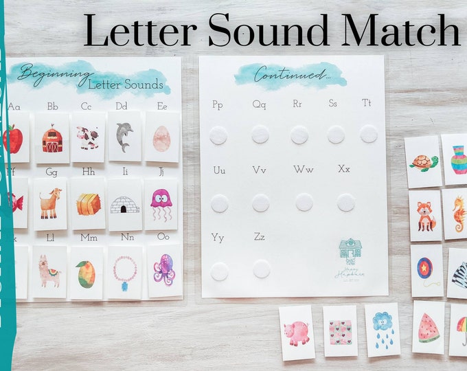 Preschool Alphabet Letter Sounds Poster Set, Cursive Edition - Etsy Canada