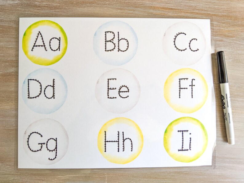 Alphabet Writing Practice, Tracing Letters Printable (Digital Download) image 4