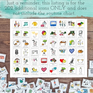 Chore Chart Expansion Pack, Routine Cards Download, Daily Visual ...