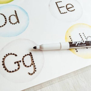 Alphabet Writing Practice, Tracing Letters Printable (Digital Download) image 2