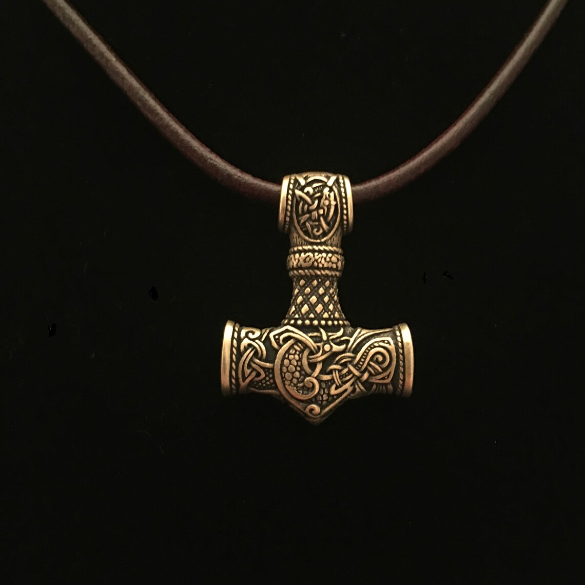 Thor's Hammer Pendant Viking Jewelry Norse Jewelry Etsy