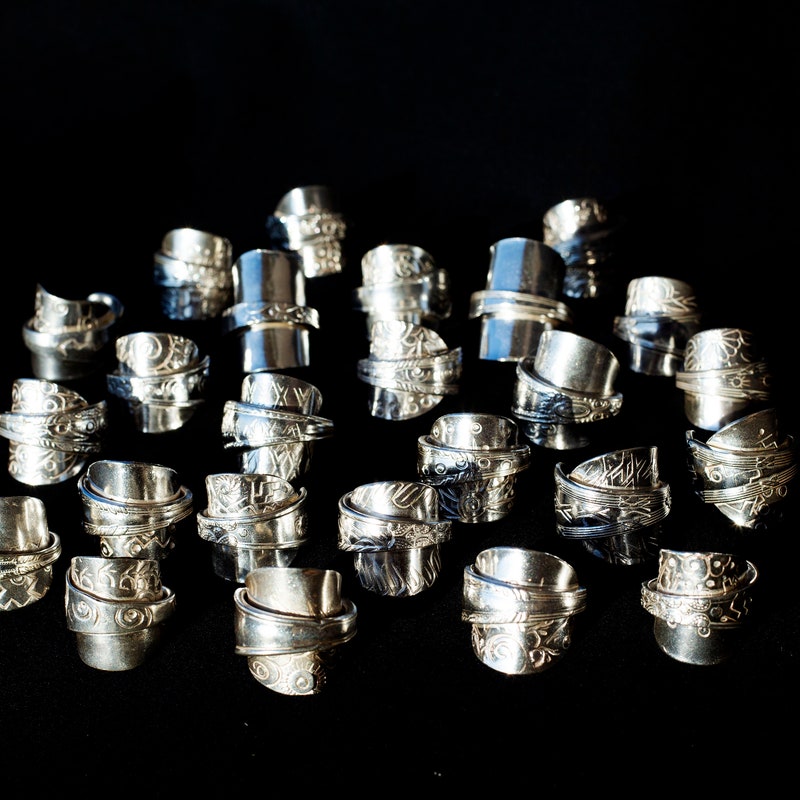 Silver Spoon Ring - Etsy