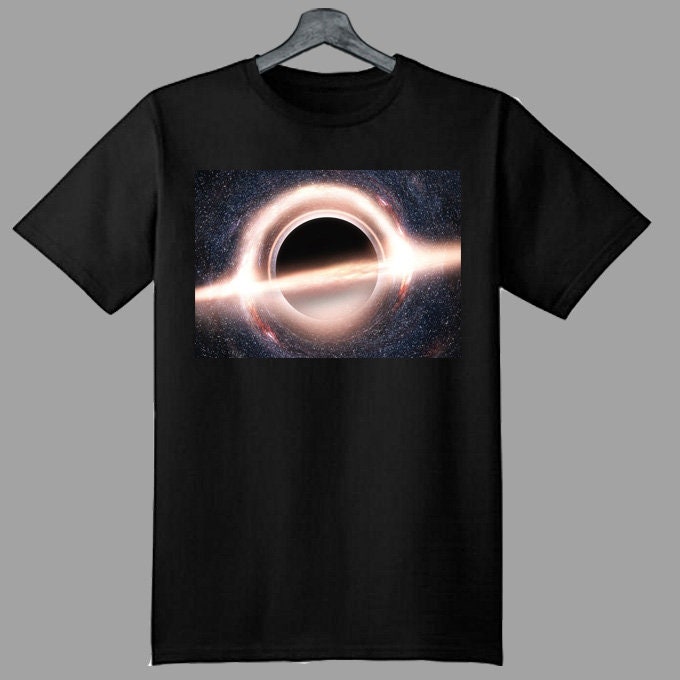 Black hole tshirt event horizon tshirt science black hole Etsy