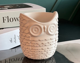 Small succulent planter-Owl