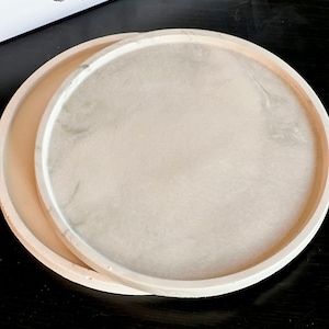 Custom round cement tray