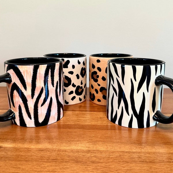 Animal Print Mug Etsy