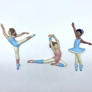 Vintage Burwood Ballerina Wall Decor | 1990 Ballet Wall Hanging Decorations | Kids Rooms Wall Art | Girls Room Ballet Gift | Nursery Decor