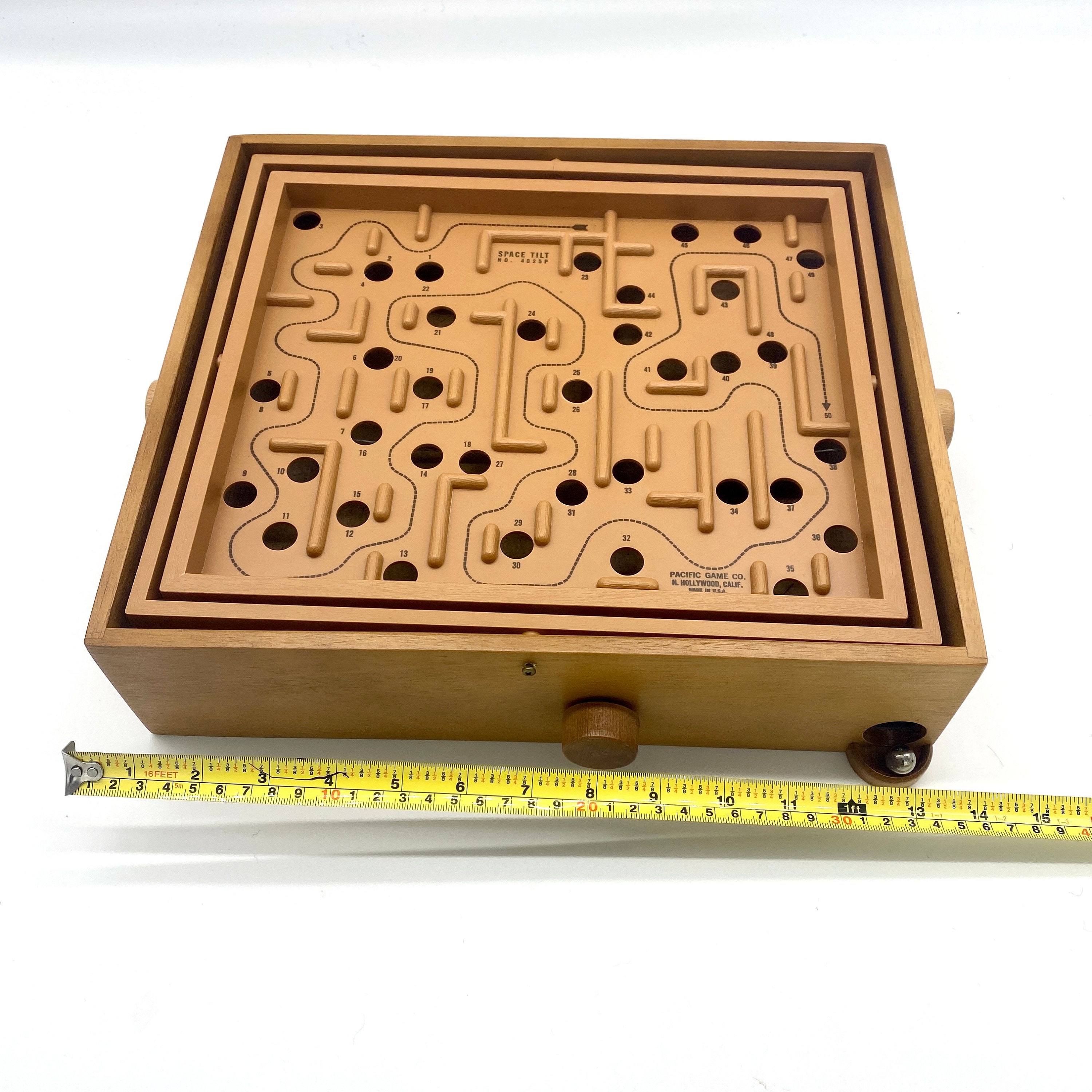 1960s Space Tilt Labyrinth Maze Game American Made Wooden - Etsy