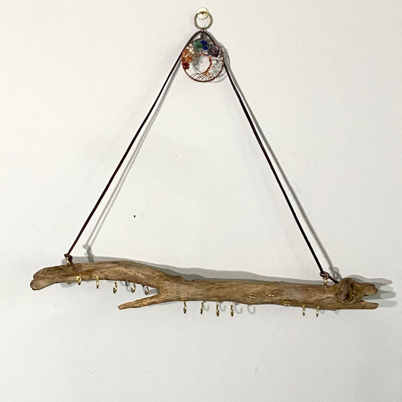 18 20 Driftwood Jewelry Display Wall Hanging Etsy