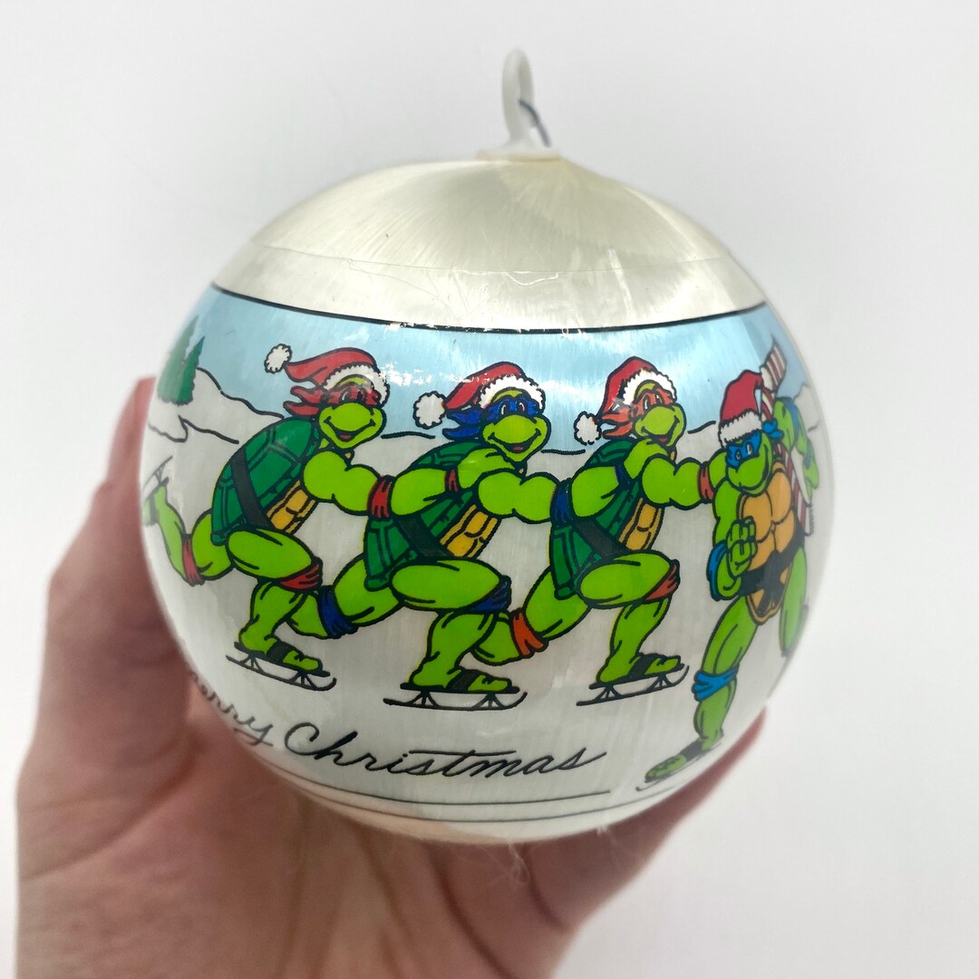 Vintage Ninja Turtles Christmas Ornament 1990 Teenage Mutant Ninja