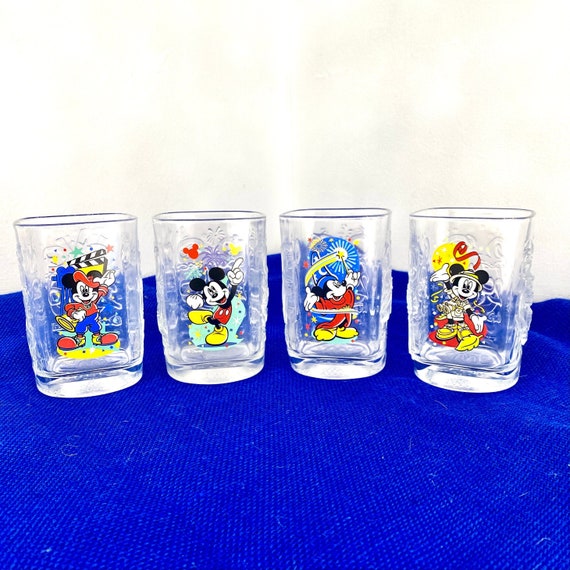 Vintage Disney Mickey Mouse Collectible Glass Set | Millennium