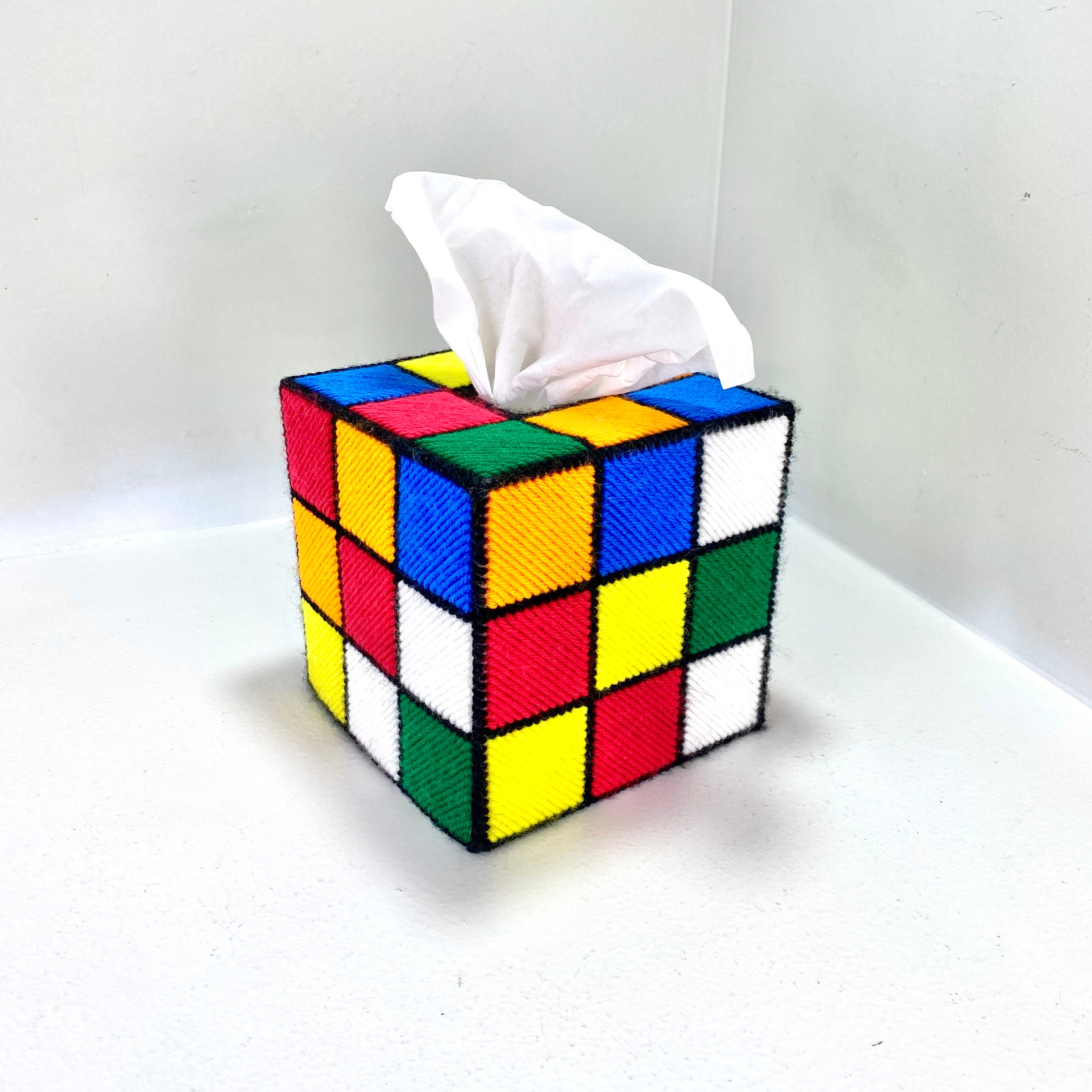 Rubiks cube tissue box -  France