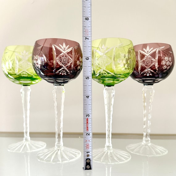 ボヘミアン ワイングラス 5色