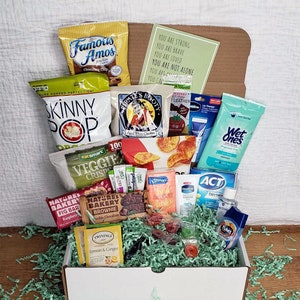 Chemo Care Package: Healing Gift Basket with Snacks & Comfort Items