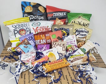 Healthy Snack Box – Premium Care Package, Gift Basket (20 or 30 Snacks)