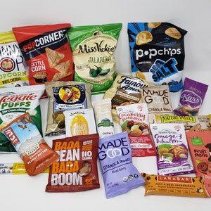 Healthy Snack Box 20 or 30 Snacks Fast Free Shipping Care Package Gift Basket image 3