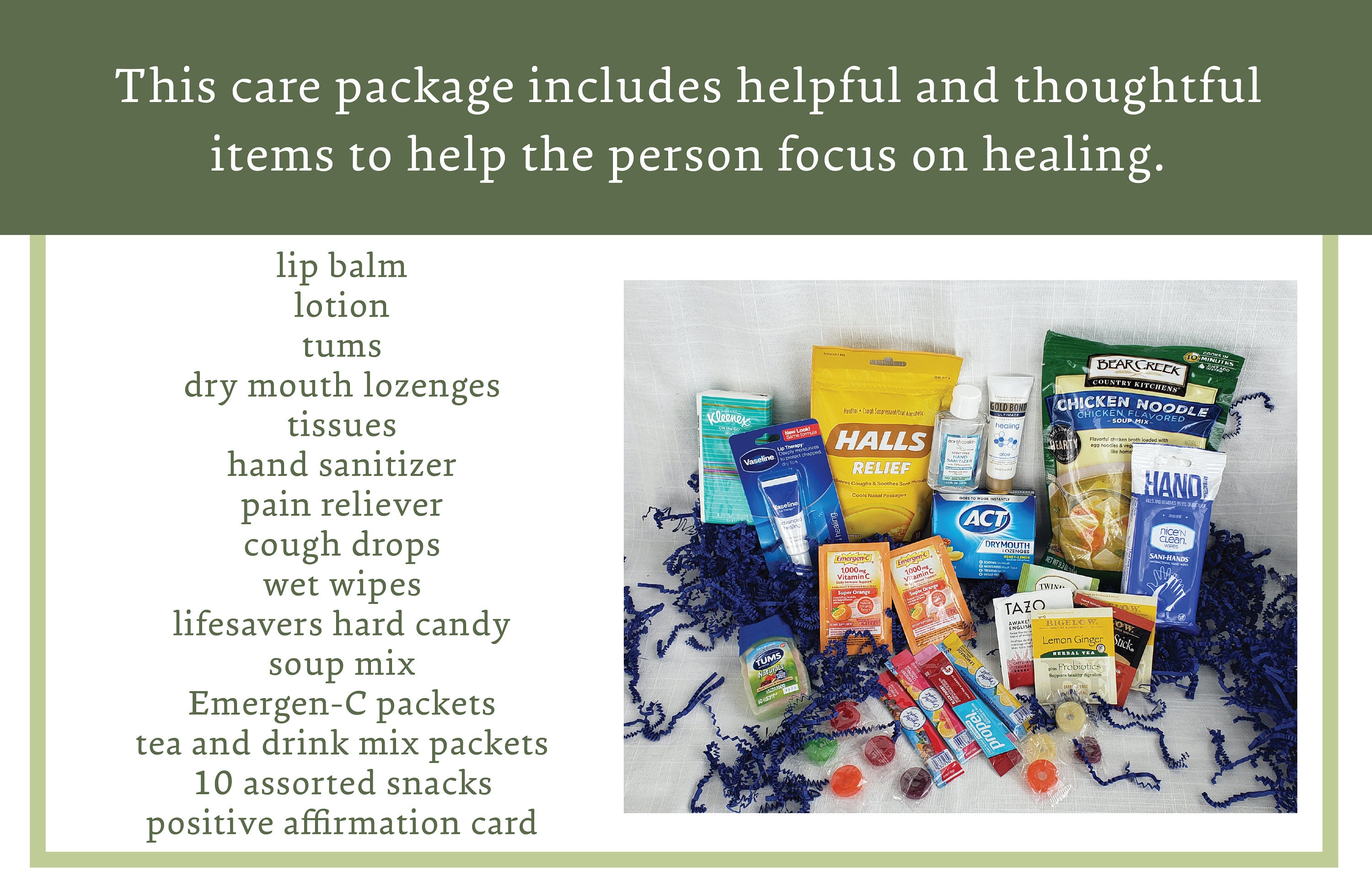 Deluxe Chemo Care Package Free Shipping Healing Gift Etsy