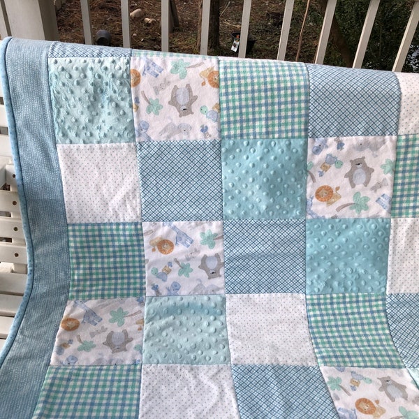 Handmade Baby Quilt Etsy