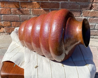 Cat Copper Shell Vase