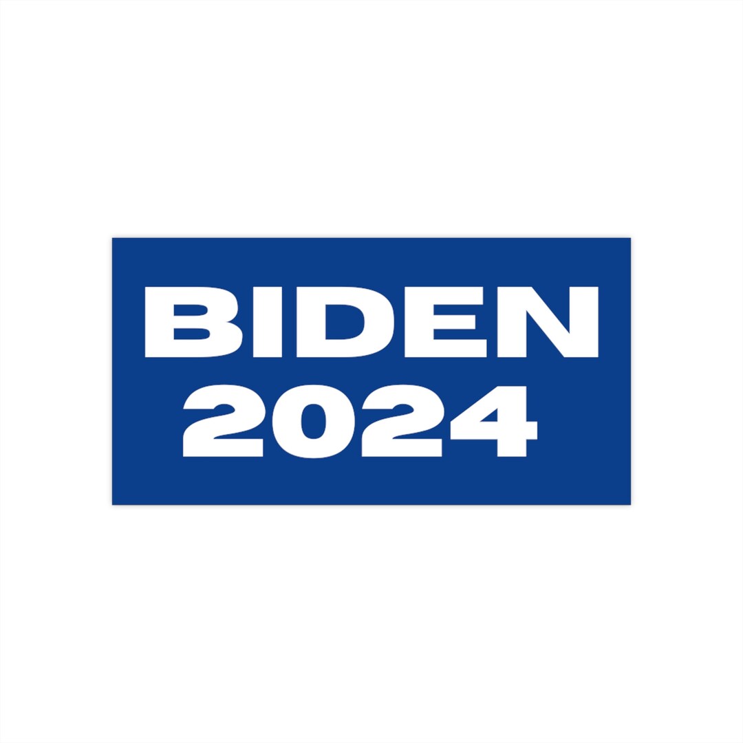 Bumper Sticker BIDEN 2024 Reelect Joe Biden Bumper Etsy