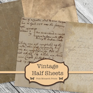 Carta vintage, Diario spazzatura vintage, Carta digitale, Documenti stampabili per diario spazzatura, Fogli strappati per diario spazzatura, Carta a righe stampabile, Grungy