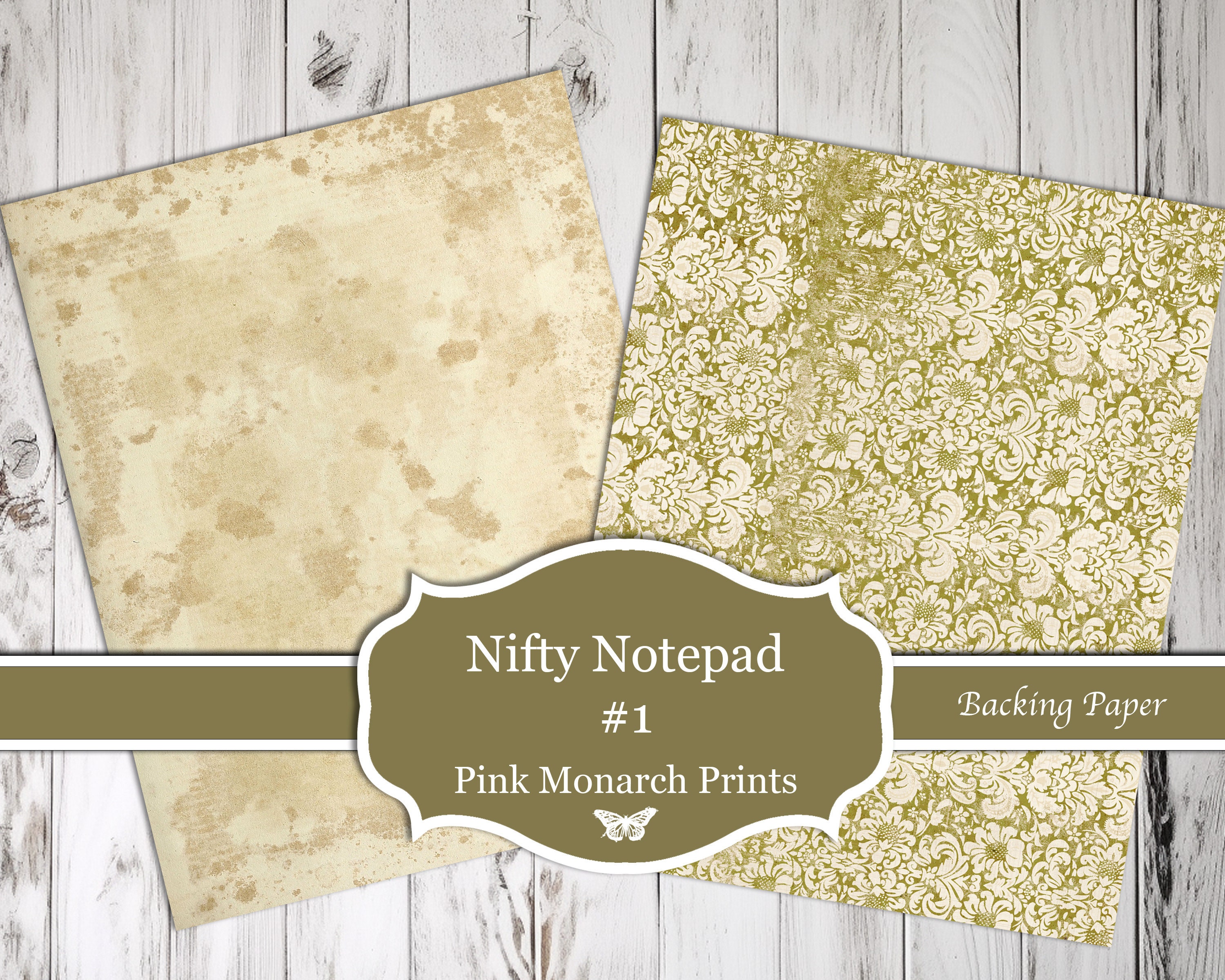 Nifty Notepad 1, Travel Sized Journal With Embellishments, Junk Journal ...