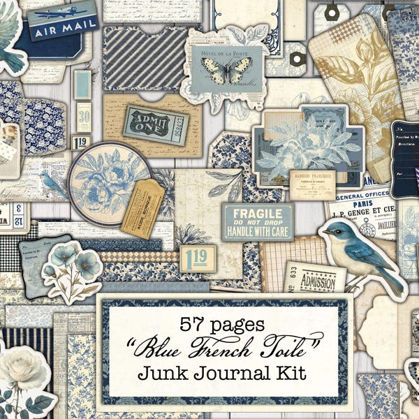 Pink French Toile Journal - Etsy