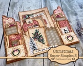 Christmas Super Simples 3, Junk Journal Kit, Junk Journal