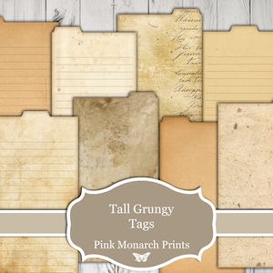 Tag grungy alti, stampabile, digitale, shabby chic, diario spazzatura, kit, scrapbooking, tag, stampabile, scrapbook digitale, tag diario spazzatura