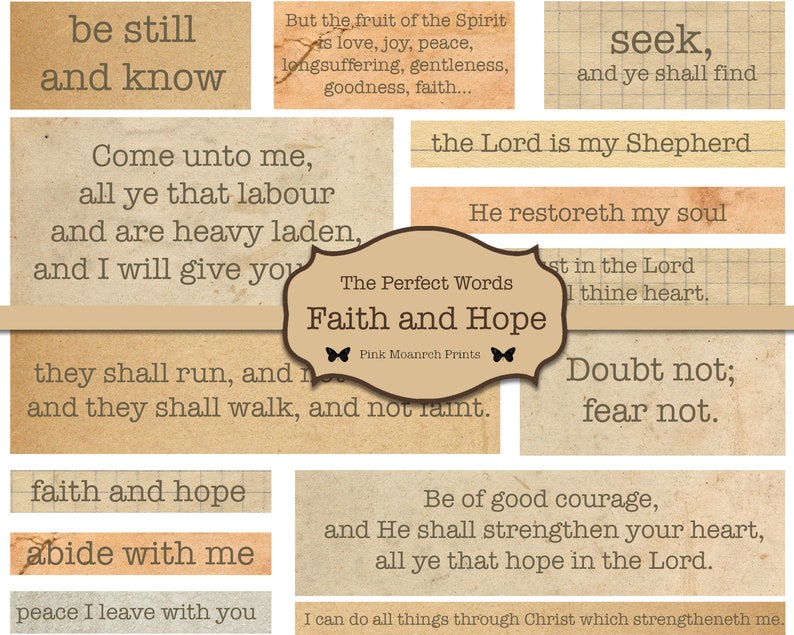 Junk Journaling Words Words for Junk Journals Junk Journal