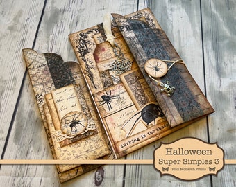 Halloween Super Simples 3, Junk Journal Kit, Digital Junk Journal, Junk Journaling Ephemera, Halloween Junk Journal, Halloween Digital Kit