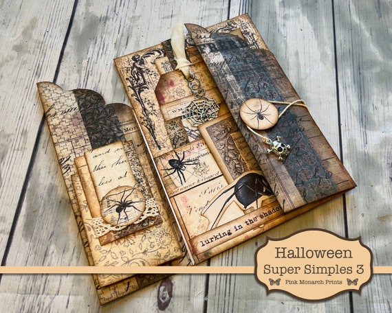 ★ジャンクジャーナル  junk journal ハロウィン★ 雑記帳 ★ ジャンクジャーナルI Halloween（Boo! Book, a Junk Journal）