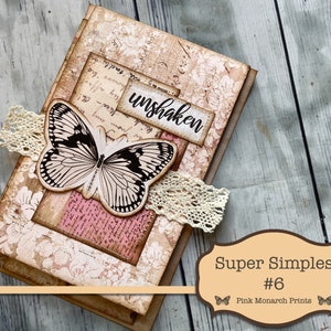 Super Simples 6, Junk Journal Kit, Digital Junk Journal, Junk Journaling Ephemera, Floral Junk Journal, Junk Journaling Kit, Tags, Pockets