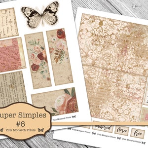 Super Simples 6, Junk Journal Kit, Digital Junk Journal, Junk ...