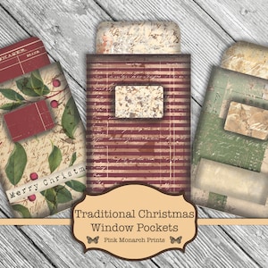 Christmas Junk Journal, Junk Journal Kit, Junk Journal Printable, Digital Journal Kits, Junk Journal Tags, Winter Junk Journal, Vintage Ephe