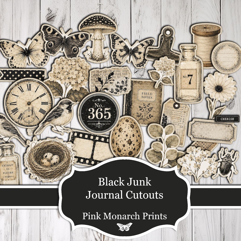 Junk Journalling Cutouts - Etsy UK