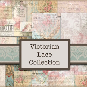 Digital Junk Journal, Victorian Junk Journal, Printable Junk Journal, Victorian Journal Kit, Victorian Ephemera, Junk Journal Kit Digital