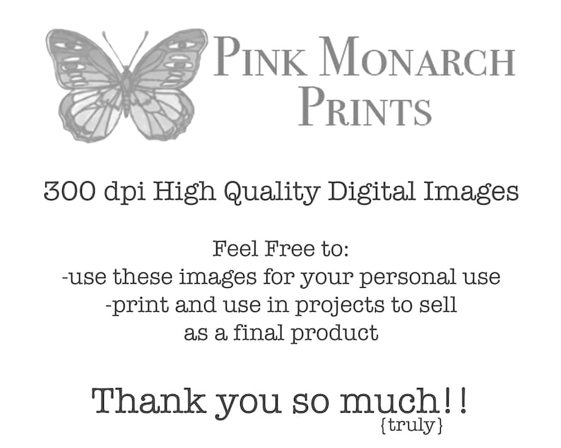 Ephemera Vintage Embellishments for Junk Journals Digital Flower Prints Junk Journaling Cards Digital Flower Clipart Ephemera Flowers