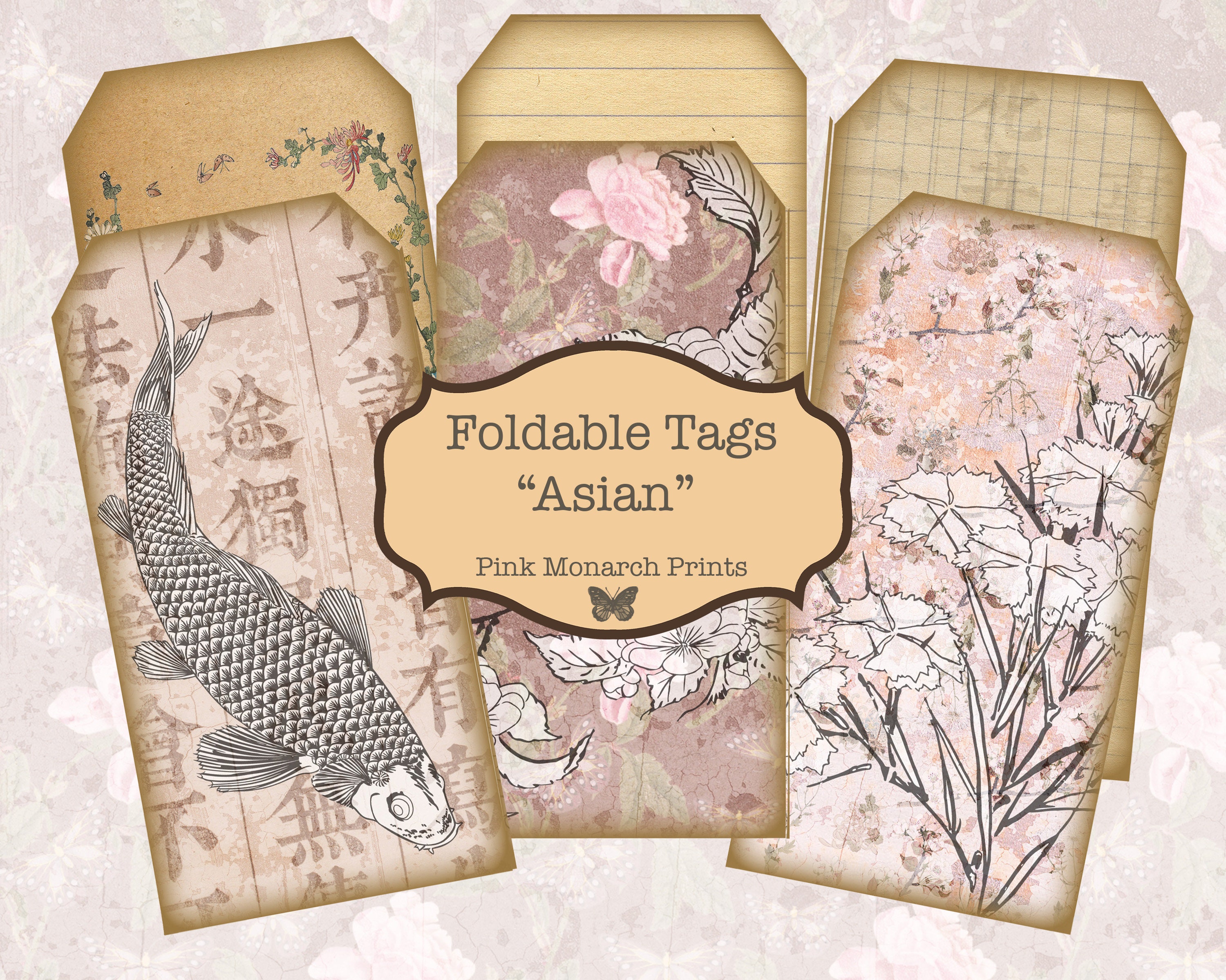 アジアンデジタルペーパーパック、アジアンジャーナルパック、日本の