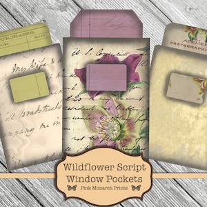 Junk Journal, Shabby Chic, Junk Journal Kit, Floral Junk Journal, Junk Journaling Digital Paper, Shabby Chic Junk Journal, Printable, Floral